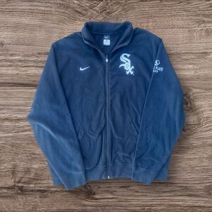 Nike Kids Navy Blue Zip-Up Jacket
